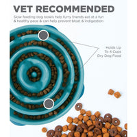 Outward Hound Fun Feeder Teal