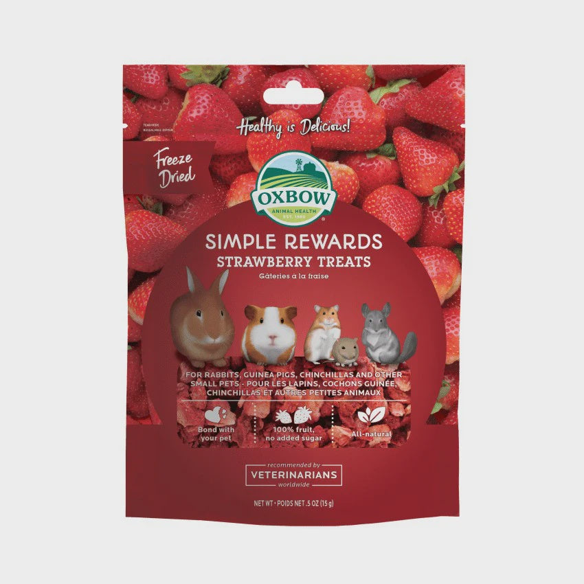 Oxbow Simple Rewards Strawberry Treats (Freeze Dried)
