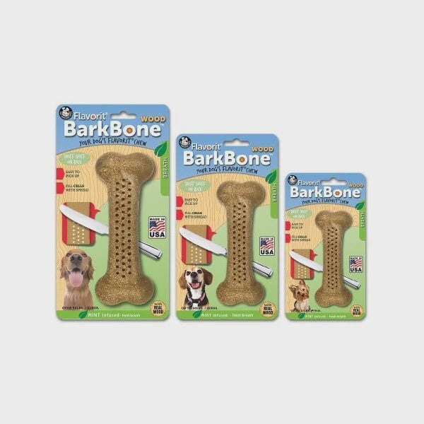 Pet Qwerks Flavorit Mint Wood Barkbone