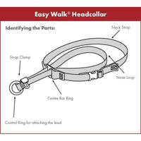 Petsafe Easy Walk Dog Headcollar/Headharness - Black