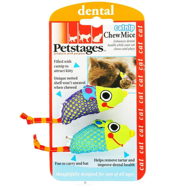 Petstages Catnip Chew Mice