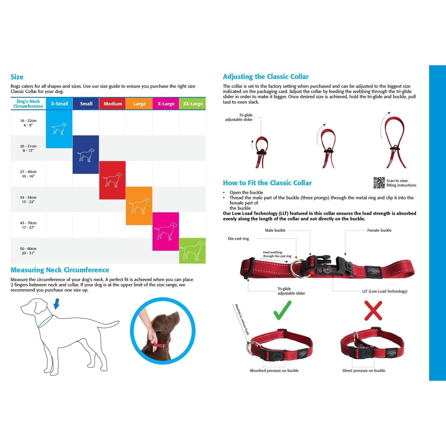 _Rogz Fancy Dress Side Release Collar - Red Bone
