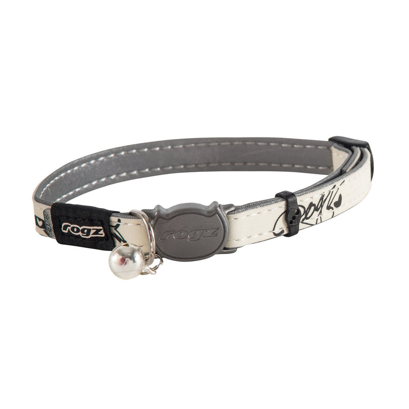 Rogz Glowcat Collar - Black