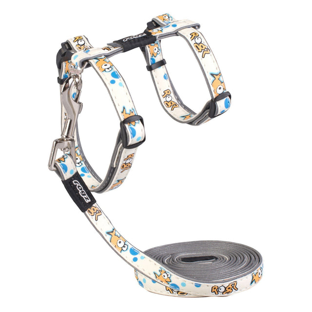 Rogz Glowcat Harness and Lead - Goldie