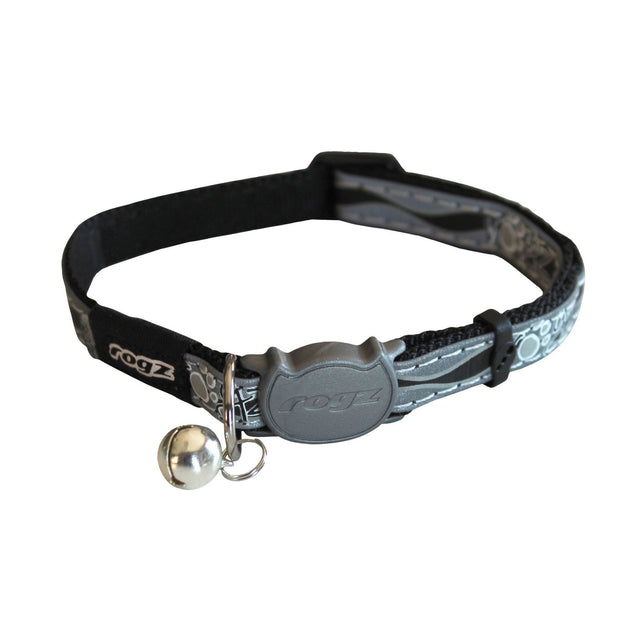 Rogz Nightcat Collar - Black