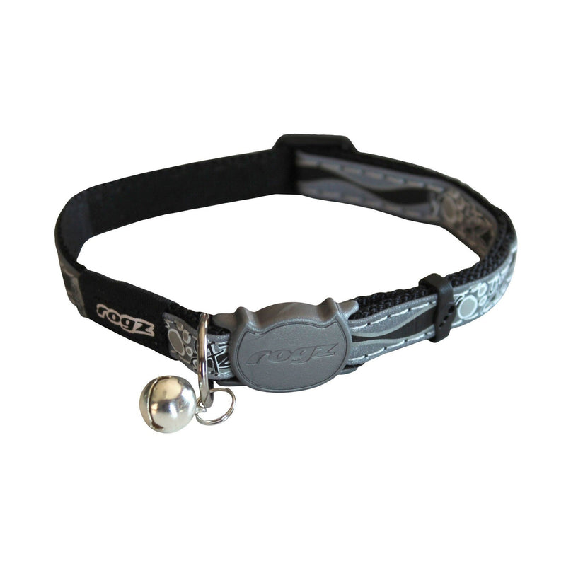 Rogz Nightcat Collar - Black