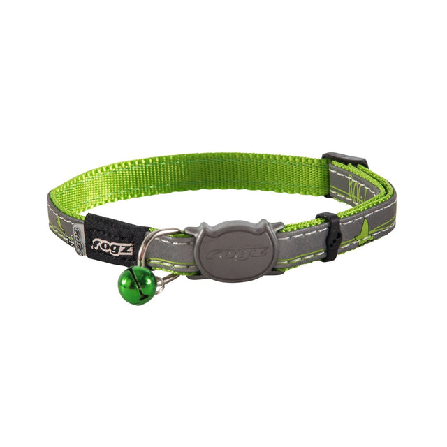 Rogz Nightcat Collar - Lime
