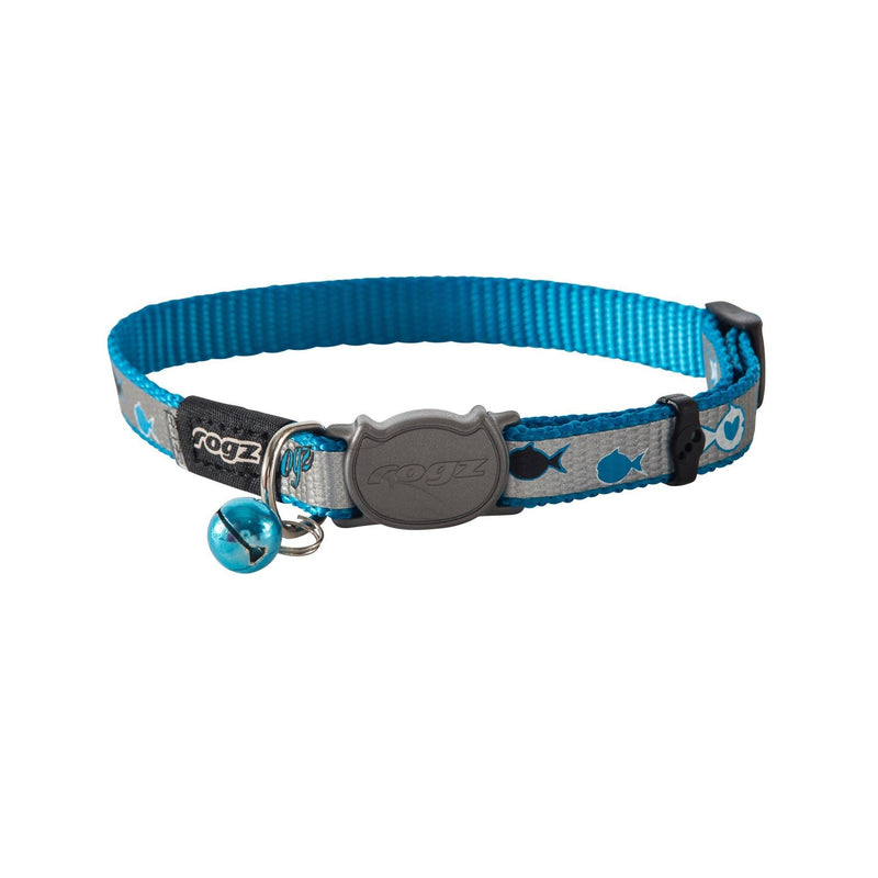 Rogz Reflectocat Collar - Blue