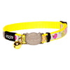 Rogz Reflectocat Collar - DayGlo Yellow