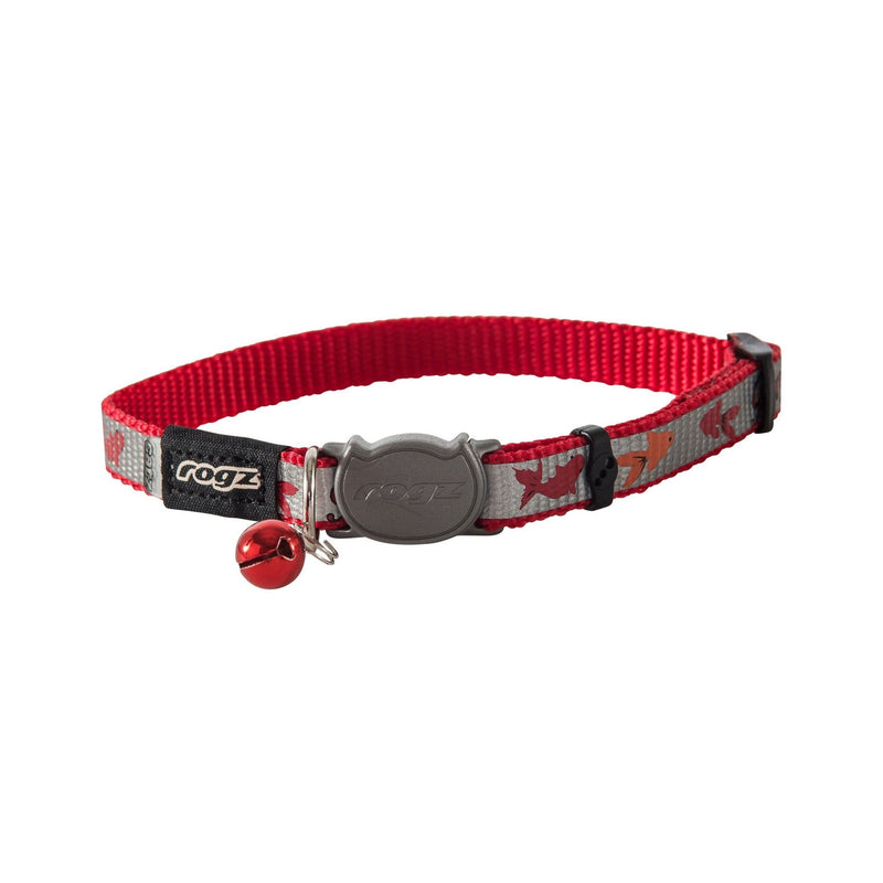 Rogz Reflectocat Collar - Red