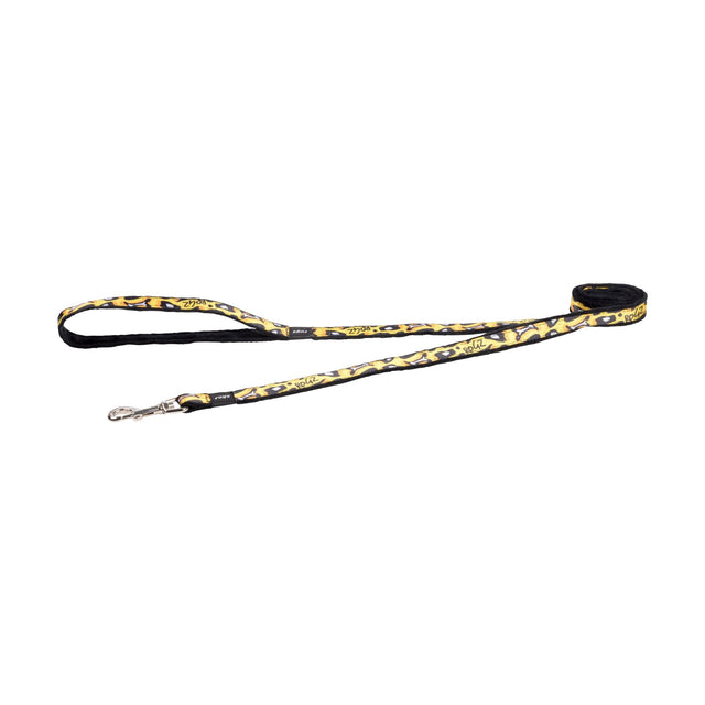 Rogz Small Dogz Classic Lead - Leopard Bone