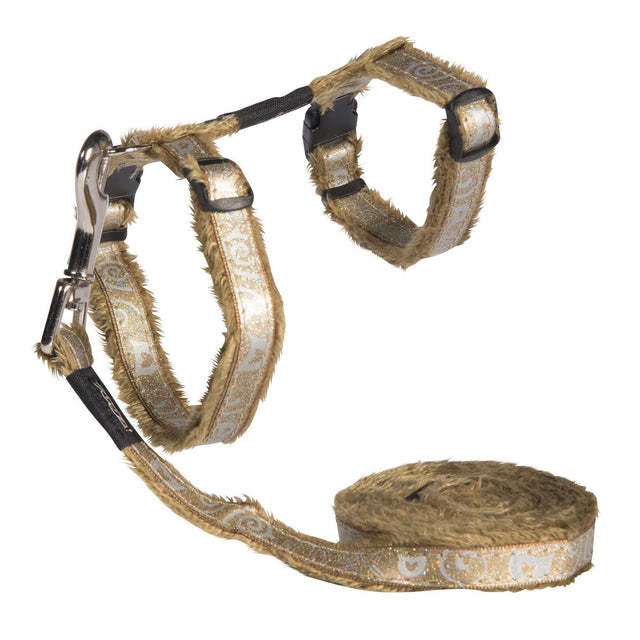 _Rogz SparkleCat Harness and Lead Set - Bronze