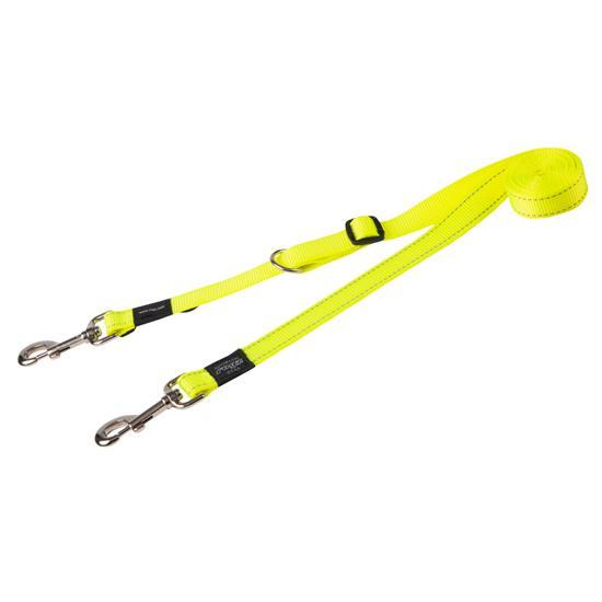 Rogz Utility Control Multi Lead - DayGlo