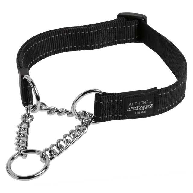 Rogz Utility Obedience Half-Check - Black