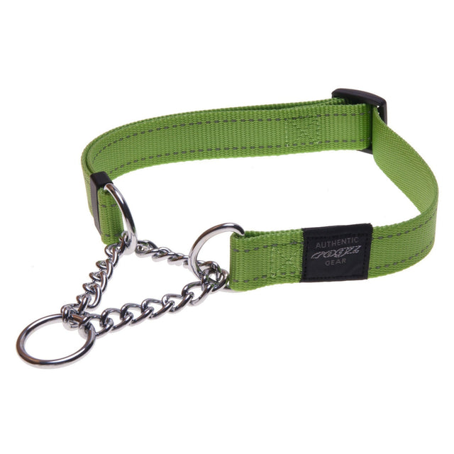 Rogz Utility Obedience Half-Check - Lime