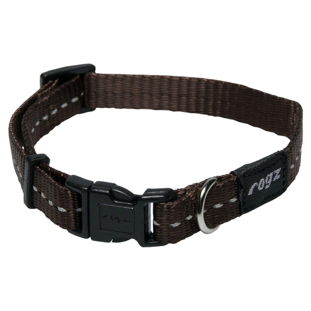 Rogz Utility Side Release Collar - Chocolate