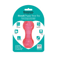 Rosewood Biosafe Puppy Treat Dumbbell