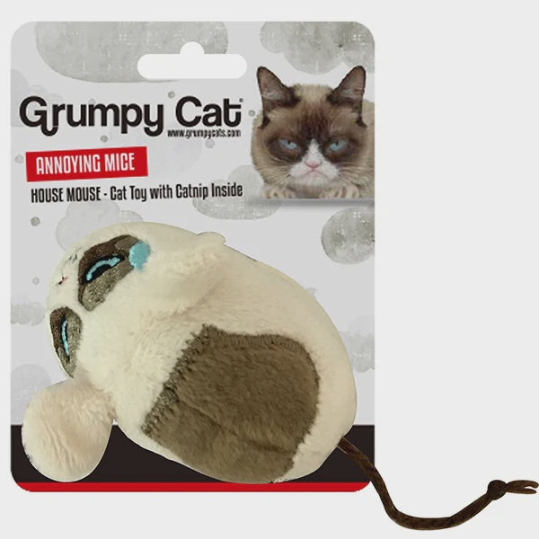 Rosewood Grumpy Mouse Cat Toy