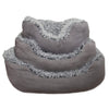 Rosewood Lion Faux Suede Oval Bed - Grey