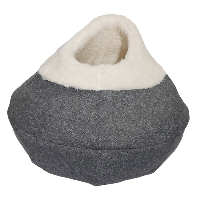 Rosewood Round Cosy Plush Cat Cave