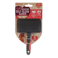 Rosewood Salon Grooming Self-Cleaning Slicker Brush