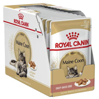 Royal Canin Breed Specific Wet Cat Food - Feline Maine Coon Wet Pouches (Box of 12)