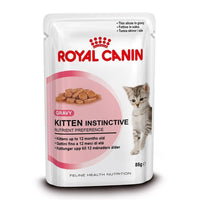 Royal Canin Feline Wet Cat Food - Kitten Instinctive Pouch (Box of 12)