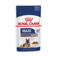 Royal Canin Size Health Wet Dog Food - Maxi Ageing 8+ years Pouches (Box of 10x140g)