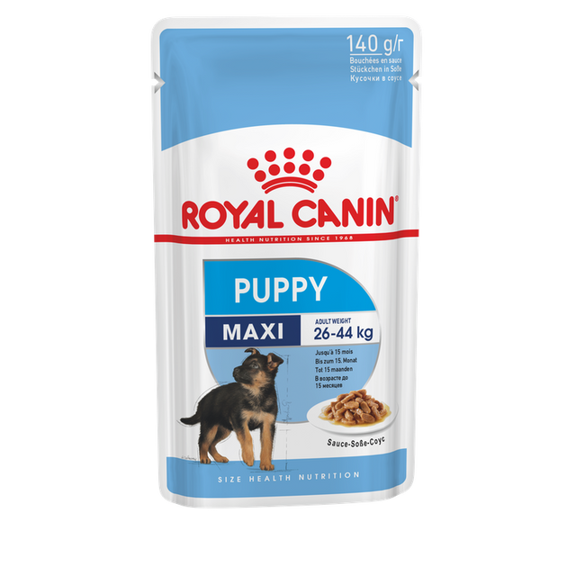 Royal Canin Size Health Wet Dog Food - Maxi Puppy Pouch (Single)