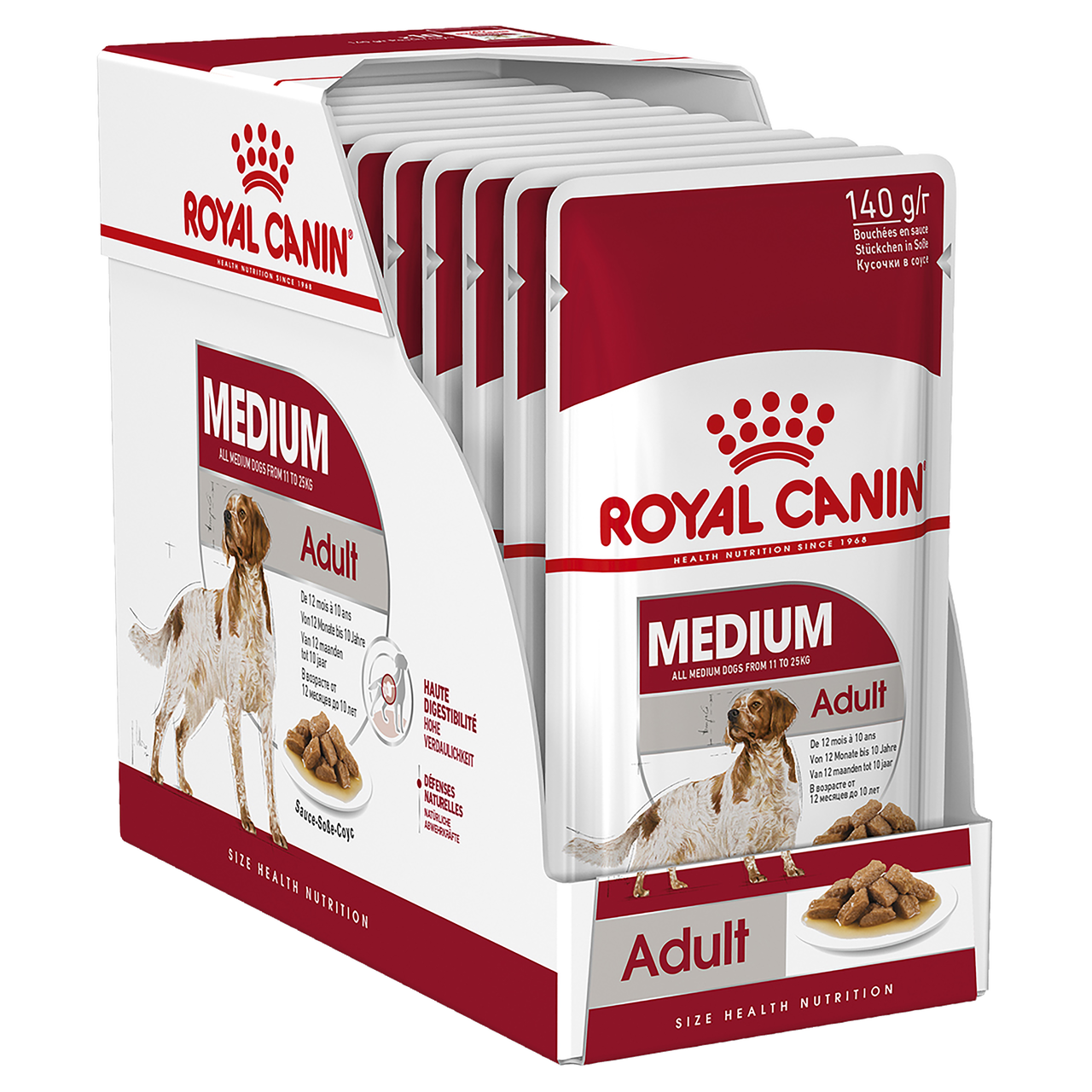 Royal Canin Size Health Wet Dog Food Medium Adult Pouches (Box