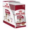 Royal Canin Size Health Wet Dog Food - Medium Adult Pouches (Box of 10x140g)