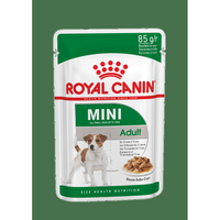 Royal Canin Size Health Wet Dog Food - Mini Adult Pouches (Box of 12x85g)