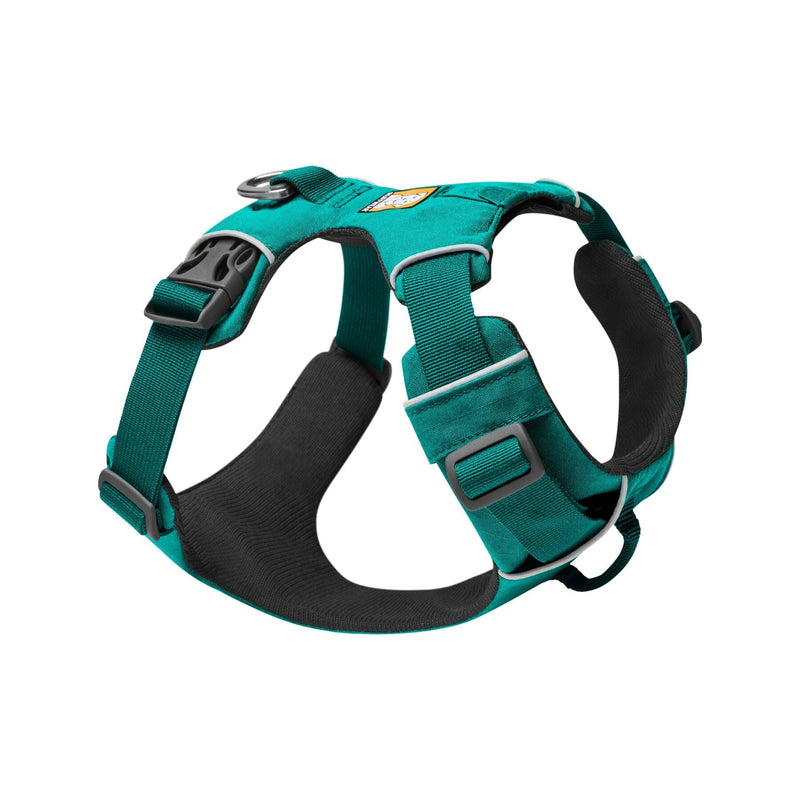 Ruffwear Front Range Comfortable No-Pull Harness Teal and Green