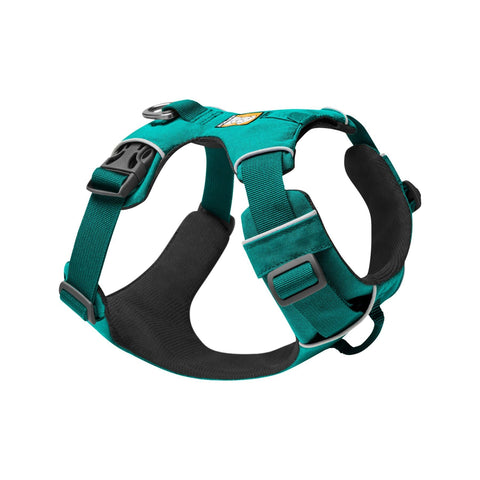 Ruffwear Front Range Comfortable No-Pull Harness Teal and Green