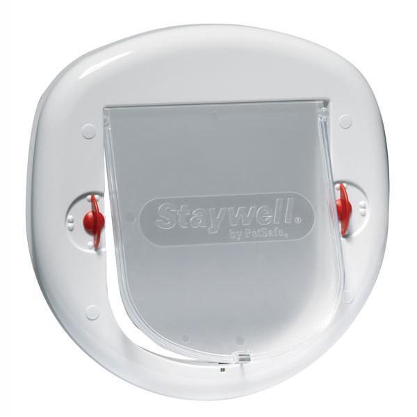 Staywell Pet Door Cat Flap Big Cat Small Dog White 280