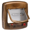 Staywell Pet Door Cat Flap Magnetic 4 Way Delux Brown 420