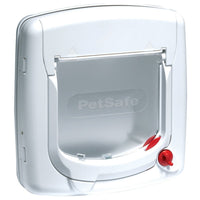 Staywell Pet Door Cat Flap Manual 4 Way Delux White 300