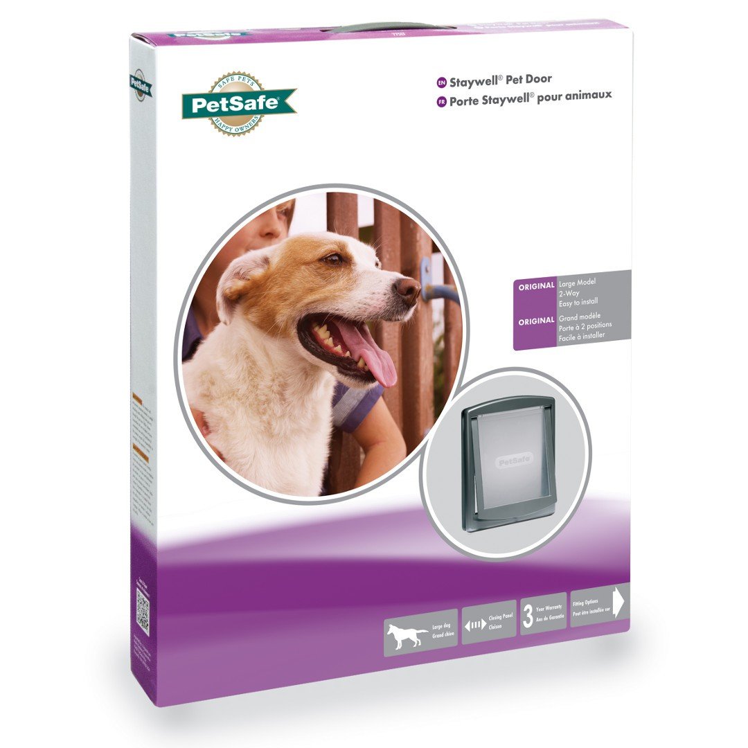 _Staywell Pet Door Original 2 Way Large Silver 777EF