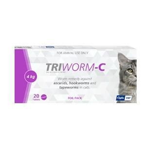 Triworm Dewormer Cat (Single Pill)