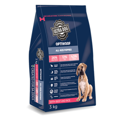 Ultradog Optiwoof Puppy Beef & Rice