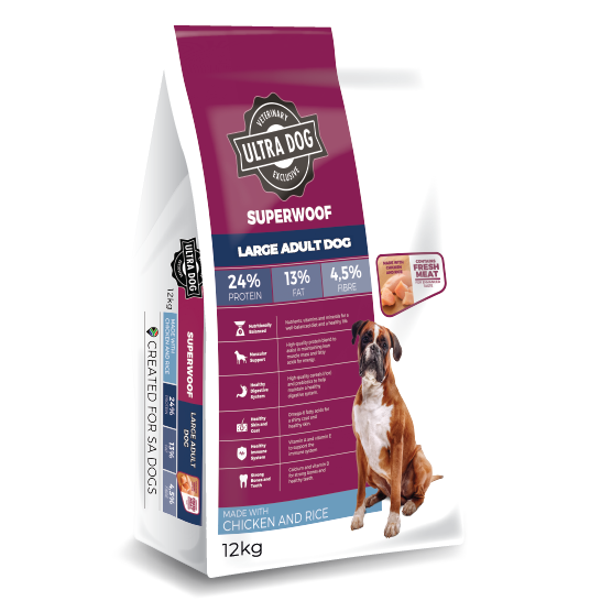 Ultradog Superwoof Large Breed Adult Chicken & Rice -