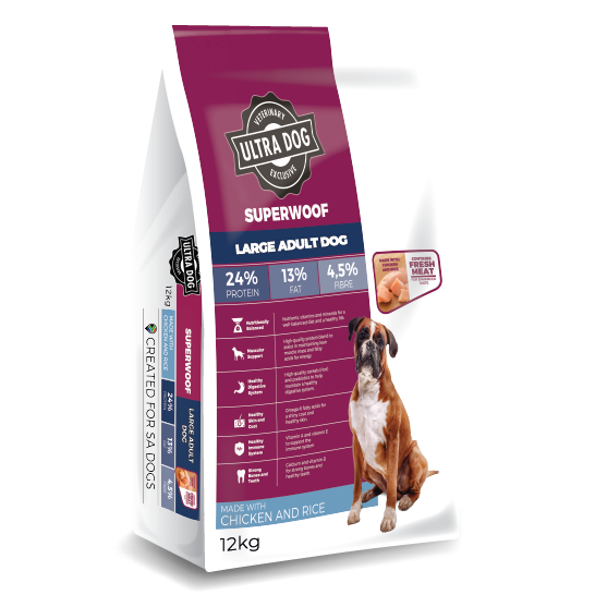 Ultradog Superwoof Large Breed Adult Turkey & Rice