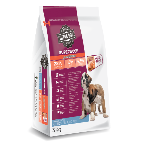 Ultradog Superwoof Large Breed Puppy Chicken & Rice