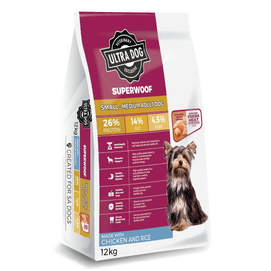 Ultradog Superwoof Small-Medium Breed Adult Chicken & Rice