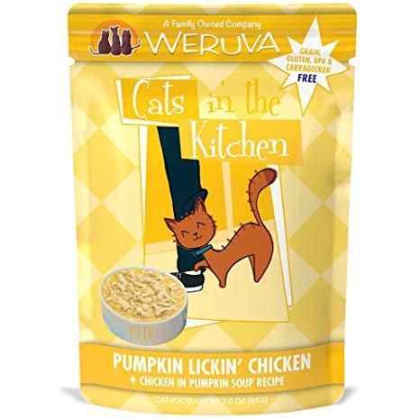 Weruva Pouches - Pumpkin Lickin' Chicken for Cats (85g x 12)